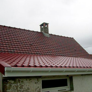 Rénovation d'une toiture en tuiles