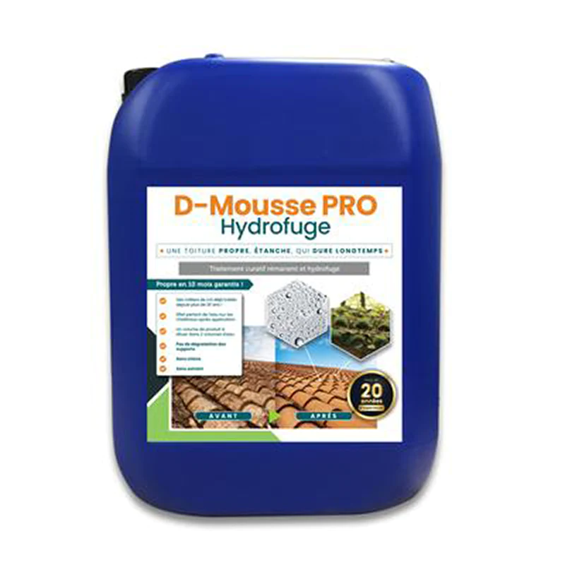 Produit nettoyant toiture D-Mouss Pro Hydrofuge