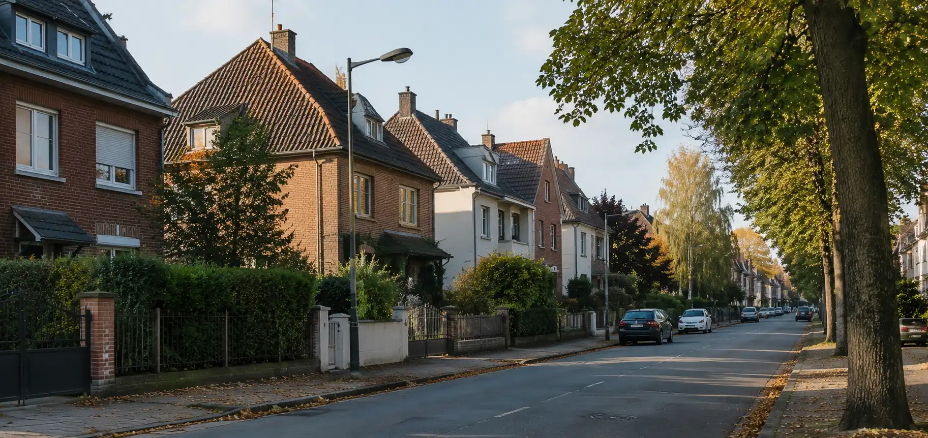 Quartier résidentiel de l'est de la métropole lilloise