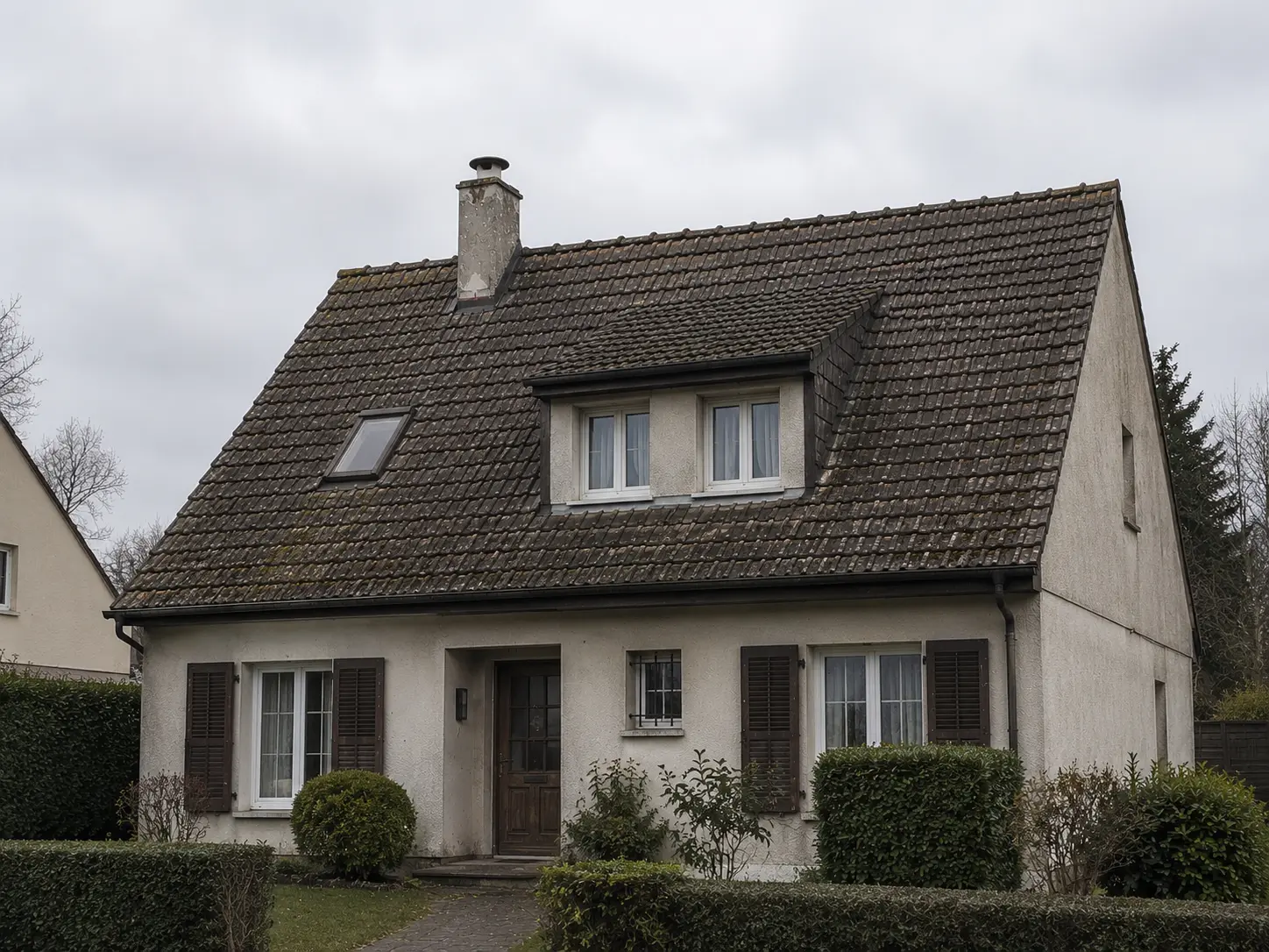 Toiture avant réfection